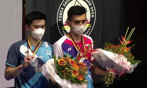 Kunlavut Vitidsarn and Lakshya Sen