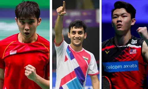 badminton nextgen all england open loh kean yew lakshya sen lee zii jia