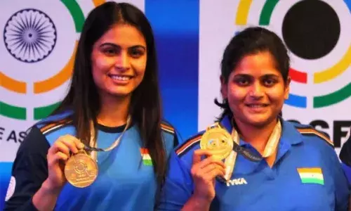 Rahi Sarnobat Manu Bhaker Shooting