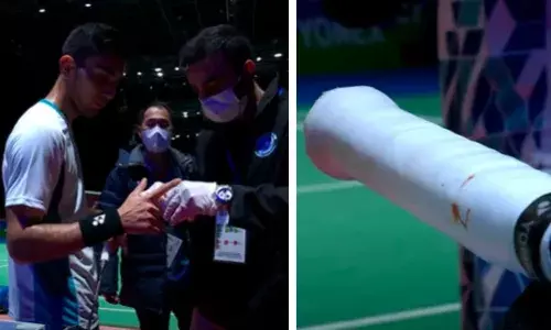 Lakshya Sens bruises, this time on the finger, acted up in the middle of the All England Open match against Anders Antonsen