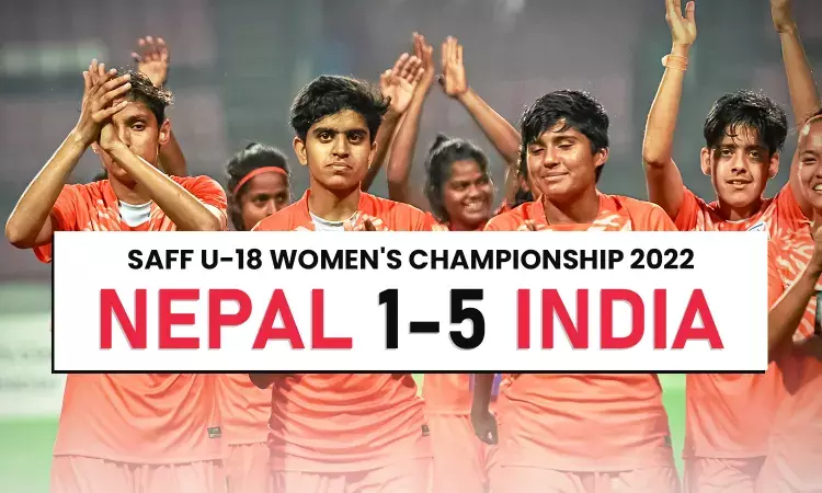 SAFF U-18 Womens Championship: India registered yet another dominating victory over Nepal