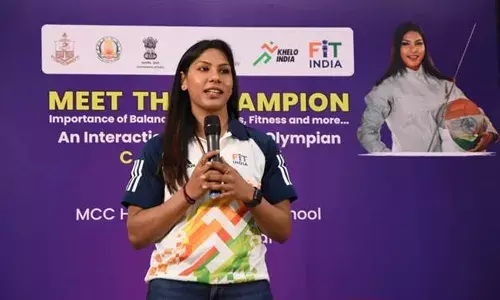Fencer Bhavani Devi stresses on importance of sports in daily life