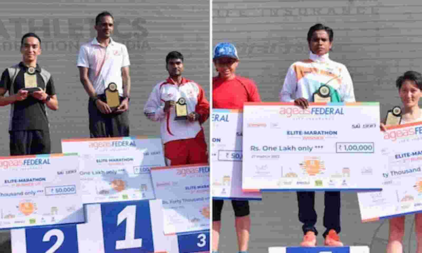 Jyoti Magar Xxx Video - Nitendra Rawat, Jyoti Gawate win men's and women's New Delhi Marathon crowns