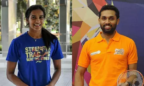 PV Sindhu and HS Prannoy Badminton