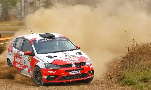 Karna Kadur wins South India Rally