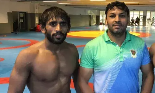 Bajrang Punia and Sujeet Maan