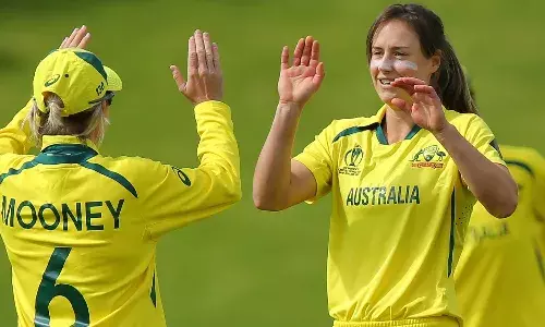 Ellyse Perry during the 2022 Womens World Cup (Source: Australia womens cricket/Twitter)