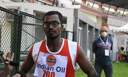 Training without a coach due to financial constraints, Keralas Sujith MS bags two golds at 20th National Para Athletics
