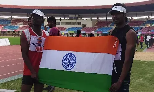0.01-second heartbreak ends with athletes draped in Indian flag at 20th National Para Athletics
