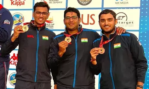 Trap Men Team shooting