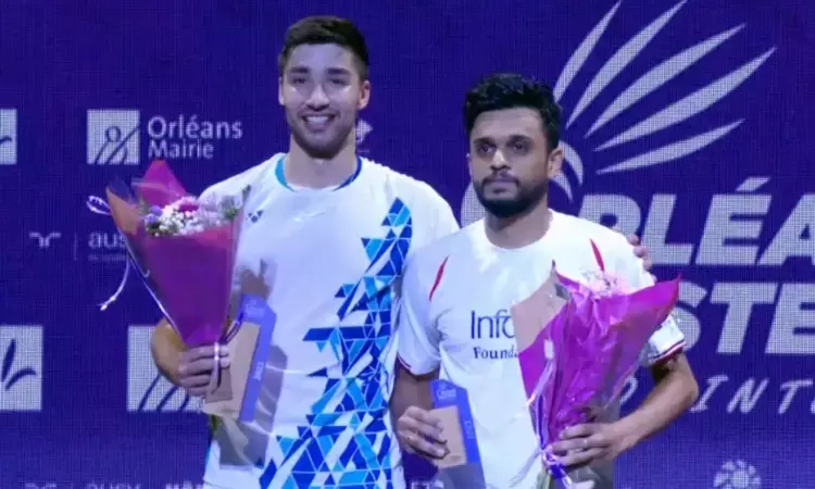 Toma Junior Popov and Mithun Manjunath Badminton