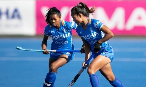 The Indian womens junior hockey team