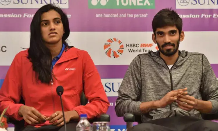 PV Sindhu and Kidambi Srikanth Badminton PV Sindhu and Kidambi Srikanth Badminton