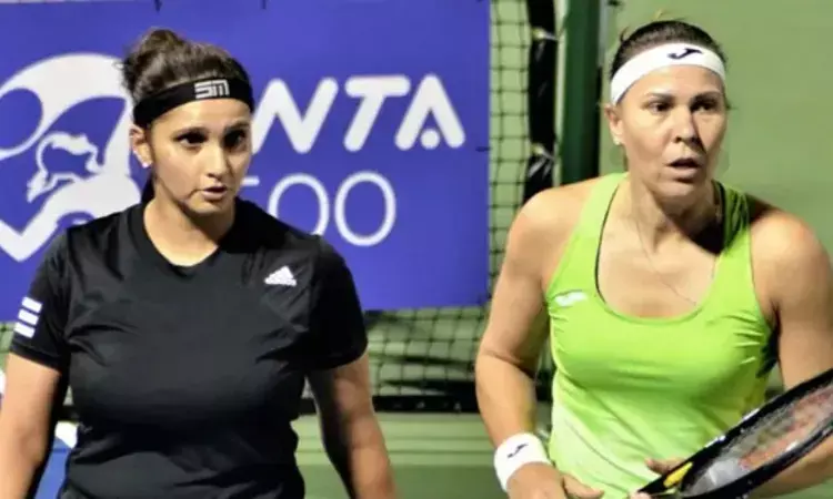 Sania Mirza Lucie Hradecka Tennis