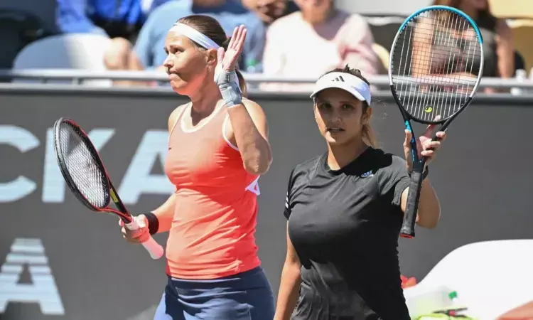 Sania Mirza Lucie Hradecka french open