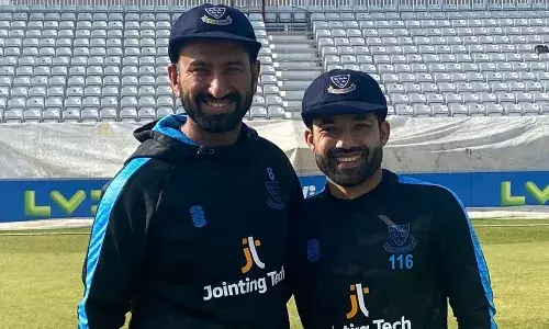 Indias Cheteshwar Pujara and Pakistans Mohammad Rizwan