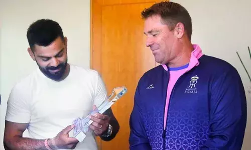 Virat Kohli tribute Shane Warne