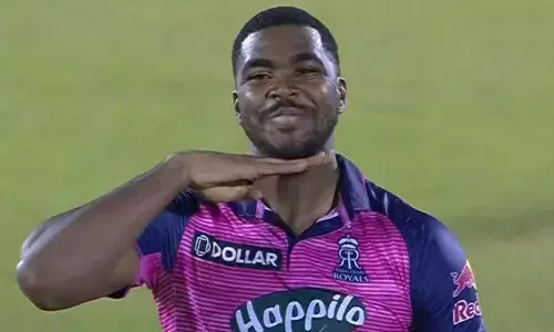 Obed McCoy recreates Pushpa celebration in final over IPL win: Watch