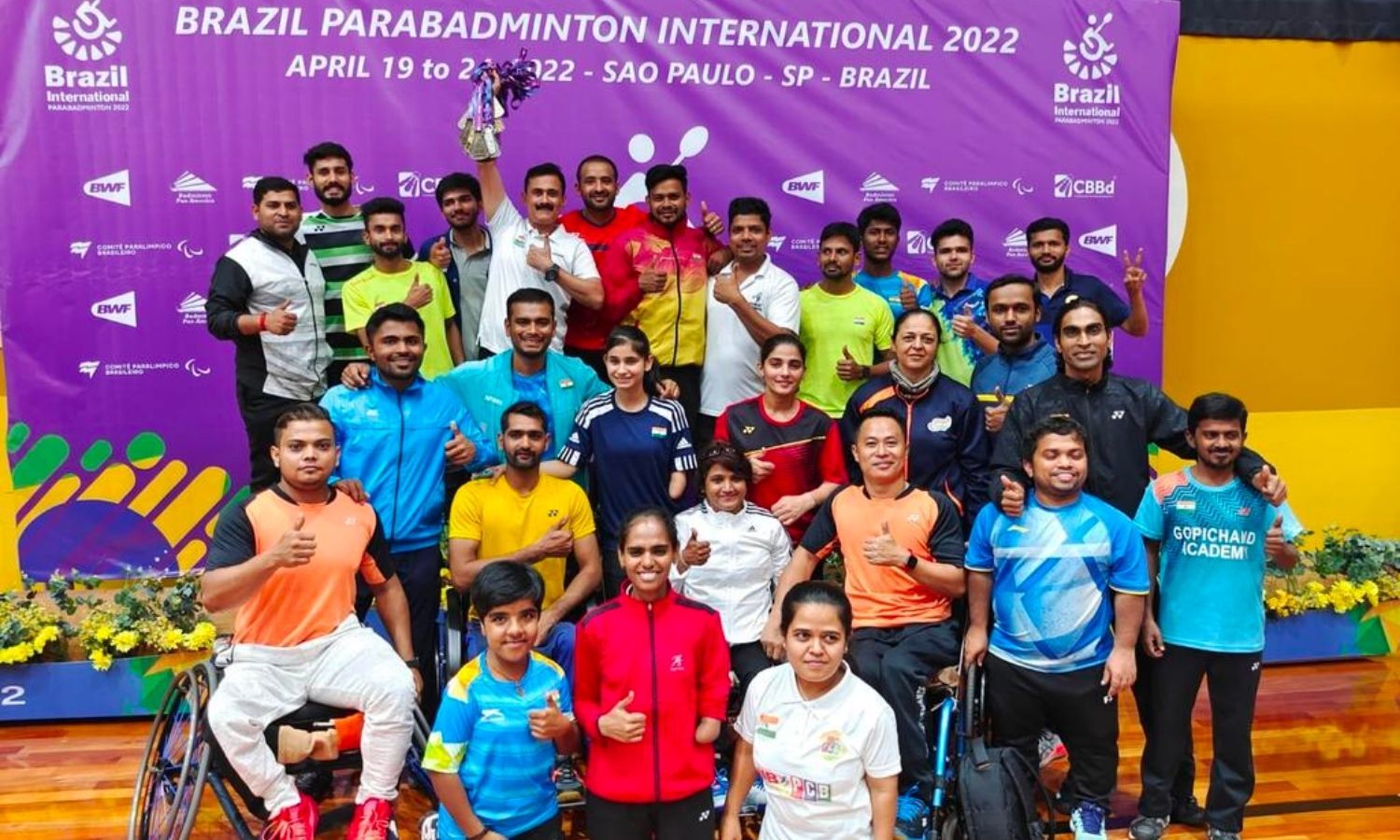 Seleção indiana conquista 28 medalhas