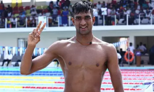 Siva Sridhar Swimming