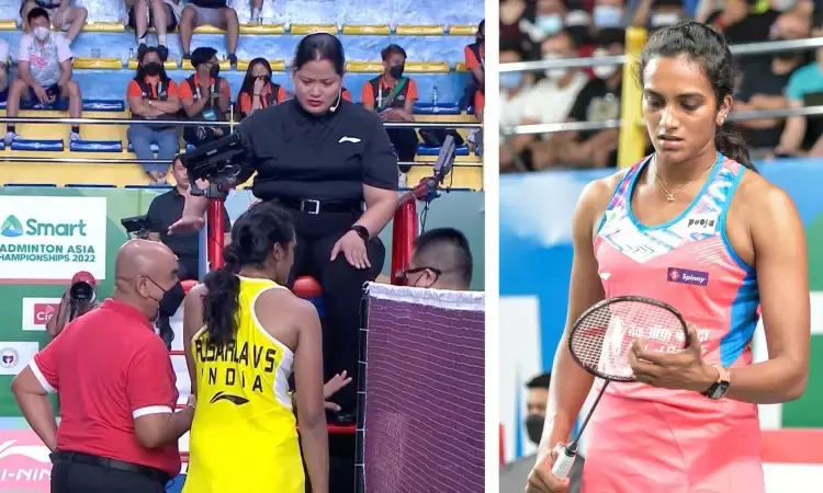 PV Sindhu Badminton Asia Championships umpire confusion watch fashion