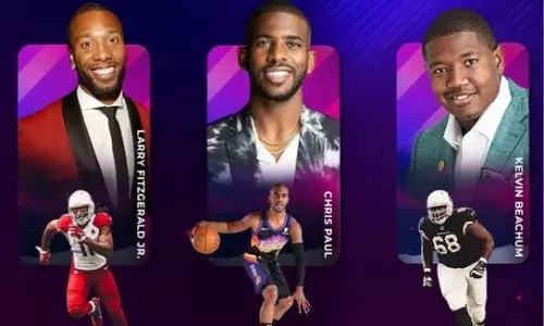 Larry Fitzgerald, Chris Paul and Kelvin Beachum