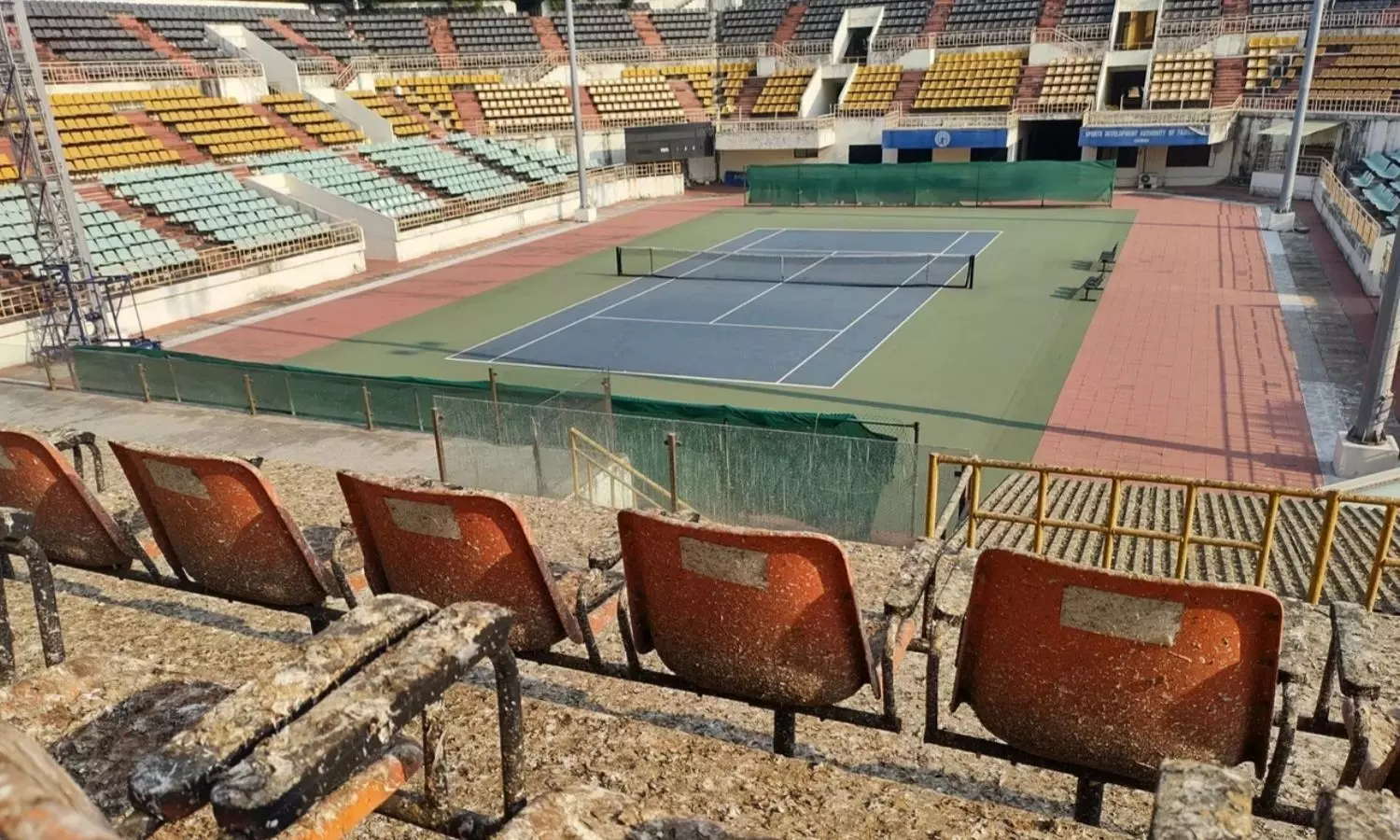 Stadium in a shabby mess, Chennai aims to make a comeback on the global tennis tour