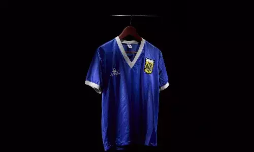 Maradonas Hand of God shirt