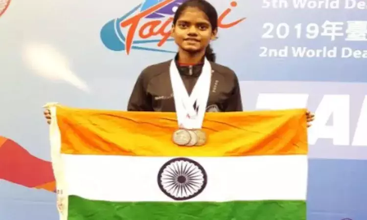 Jerlin Jayaratchagan Badminton Deaflympics Jerlin Jayaratchagan Badminton Deaflympics