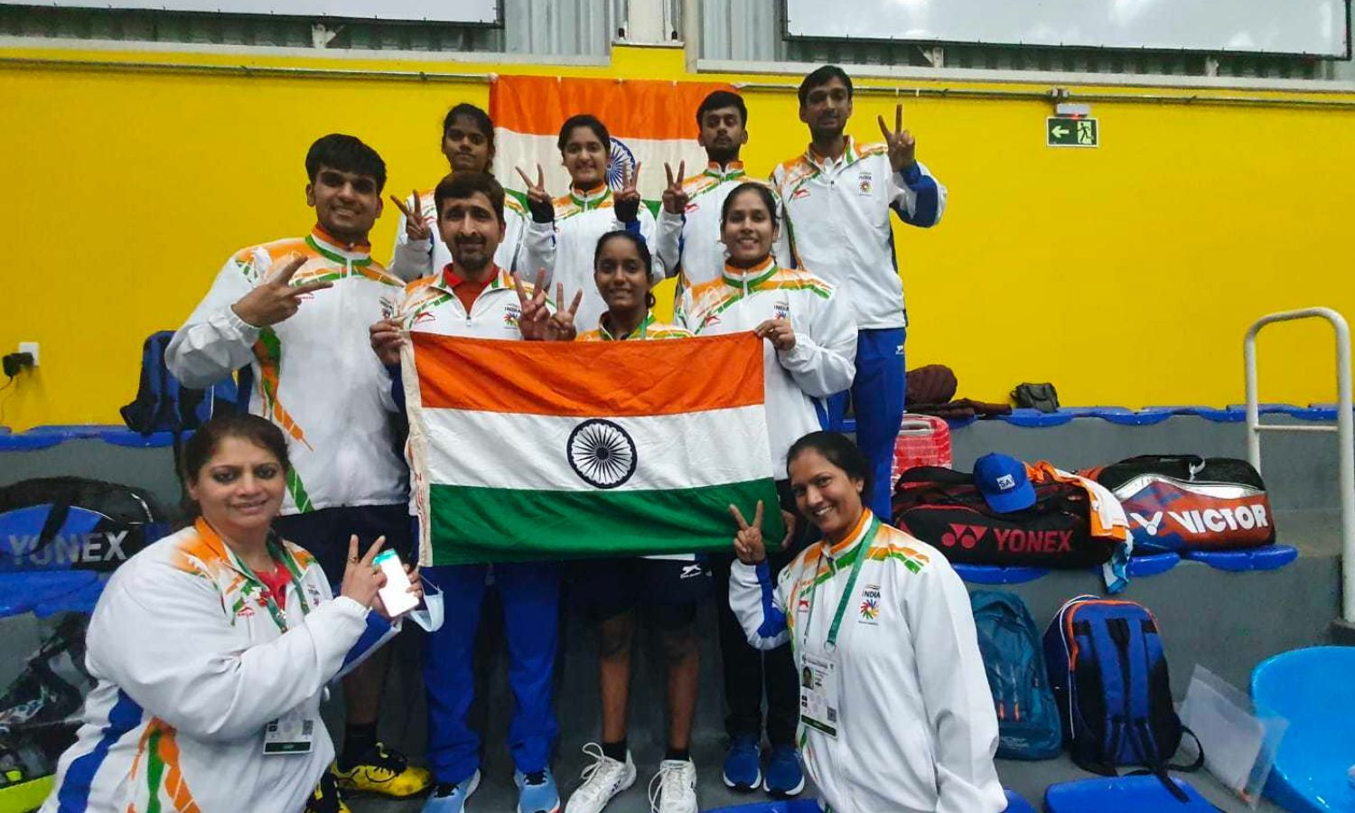 Indian badminton squad wins gold in Blended Crew occasion