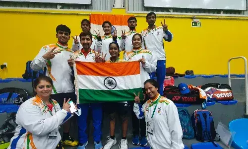 The Indian badminton team clinched gold at the Deaflympics 2021