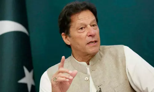 Former cricketer and Pakistan Prime Minister Imran Khan