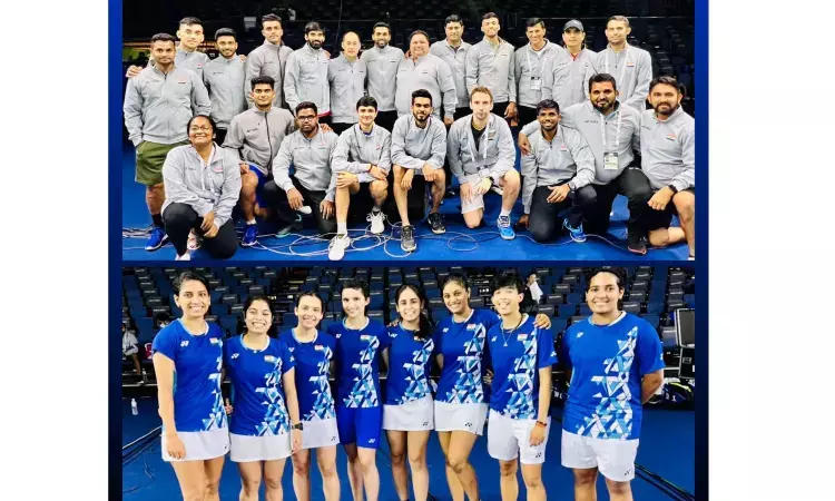 The Thomas & Uber Cup Finals teams from India The Thomas & Uber Cup Finals teams from India