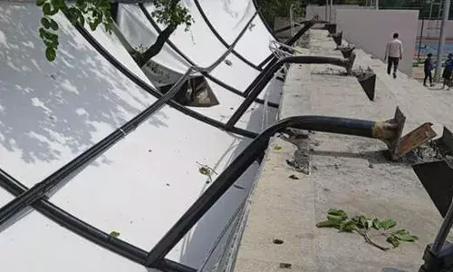 Wall collapses in Bengaluru stadium (Source: MSN)