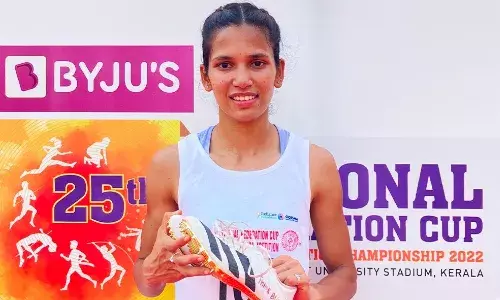 Jyothi Yarraji broke the National Record in womens 100m hurdles