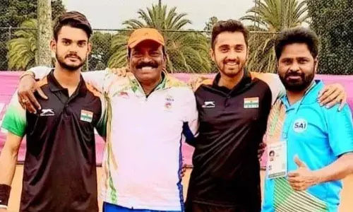 Prithvi Sekhar Dhananjay Dubey Tennis Deaflympics