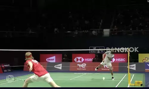 Kidambi pushes Antonsen to the far end of the... ... Thomas Cup Semi-finals HIGHLIGHTS: India defeats Denmark to enter finals — Scores, Updates, Medal, Blog