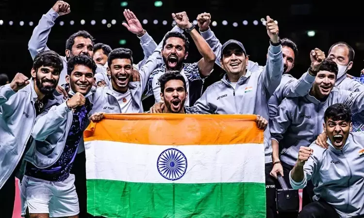 India men team badminton thomas cup