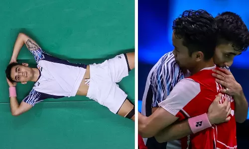 Lakshya sen anthony ginting india indonesia thomas cup final