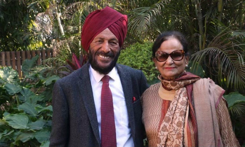 Milkha Singh and Nirmal Kaur