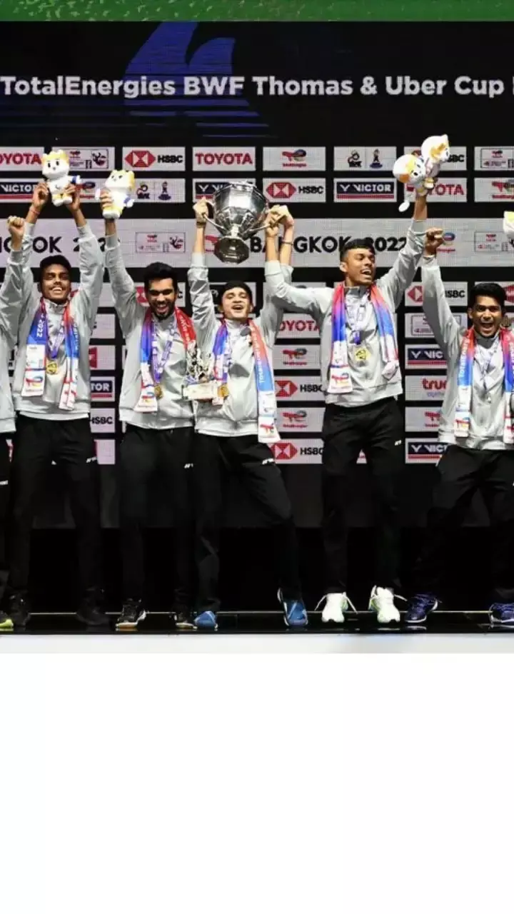 INDIA wins the Thomas Cup!!!