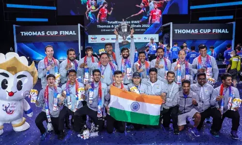How the Indian shuttlers made footballs Its Coming Home chant their own at Thomas Cup