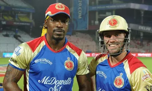 IPL RCB Chris Gayle Ab de Villiers Hall of Fame