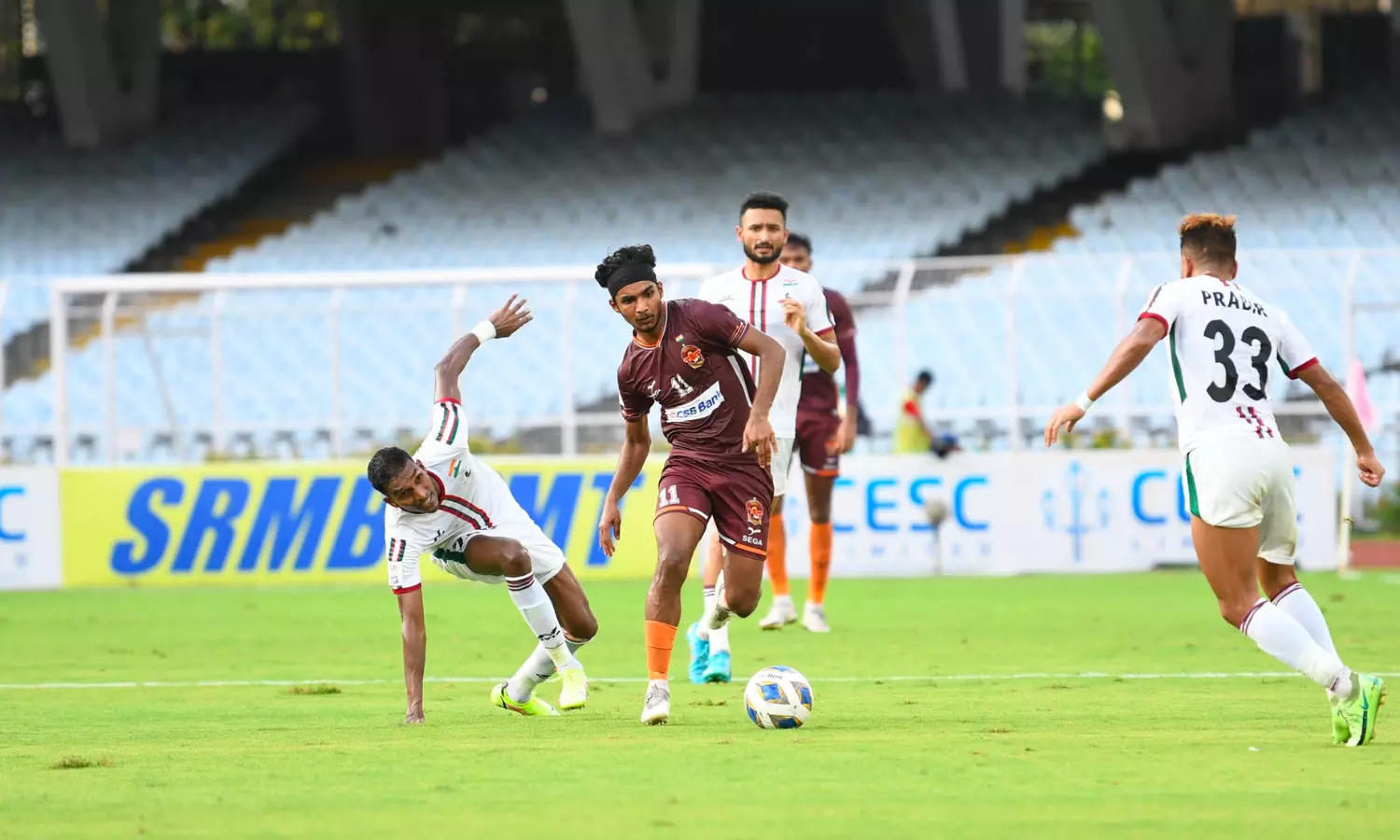 AFC Cup 2022 - ATK Mohun Bagan, Gokulam Kerala in action