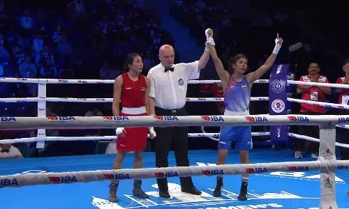 Nikhat Zareen Boxing