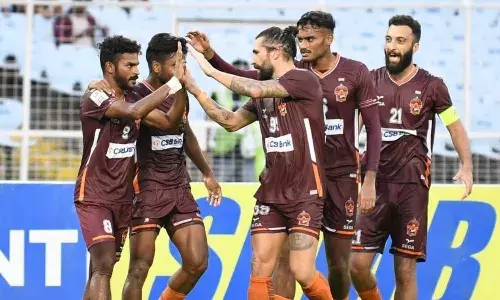 Gokulam FC defeated ATK Mohun Bagan 4-2 at the AFC Cup