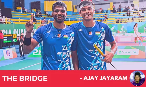 Satwiksairaj Rankireddy and Chirag Shetty redefined Indian doubles and helped India lift the Thomas Cup, feels Ajay Jayaram