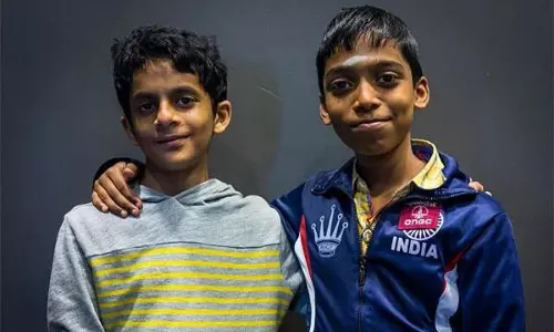Nihal Sarin and Ramesh Praggnanandhaa Chess