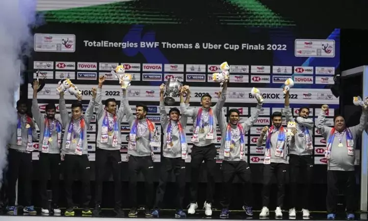 India win Thomas Cup (Source: Screenshot from BWF YouTube)