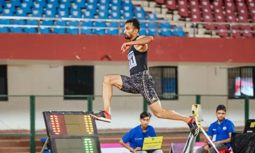 Triple jumpers Aboobacker, Unnikrishnan win bronze at international meets